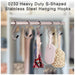 Heavy Duty S-Shaped Stainless Steel Hanging Hooks - 5 pcs by Your Brand