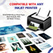 Premium A4 Inkjet Printing Paper (50 Sheets) by Your Brand