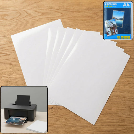 Premium A4 Inkjet Printing Paper (50 Sheets) by Your Brand