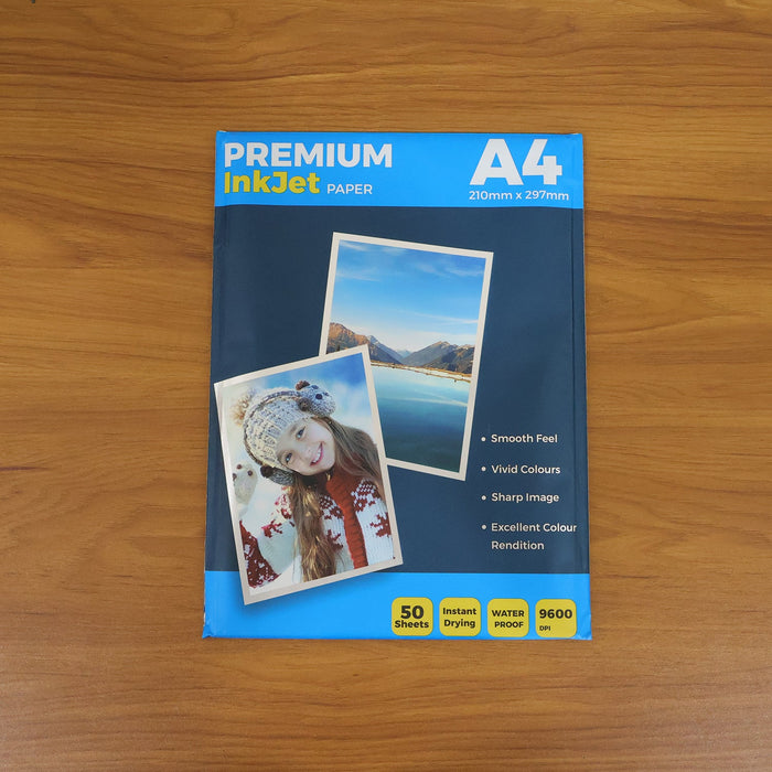 Premium A4 Inkjet Printing Paper (50 Sheets) by Your Brand