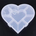 Heart-shaped organizer box back view India