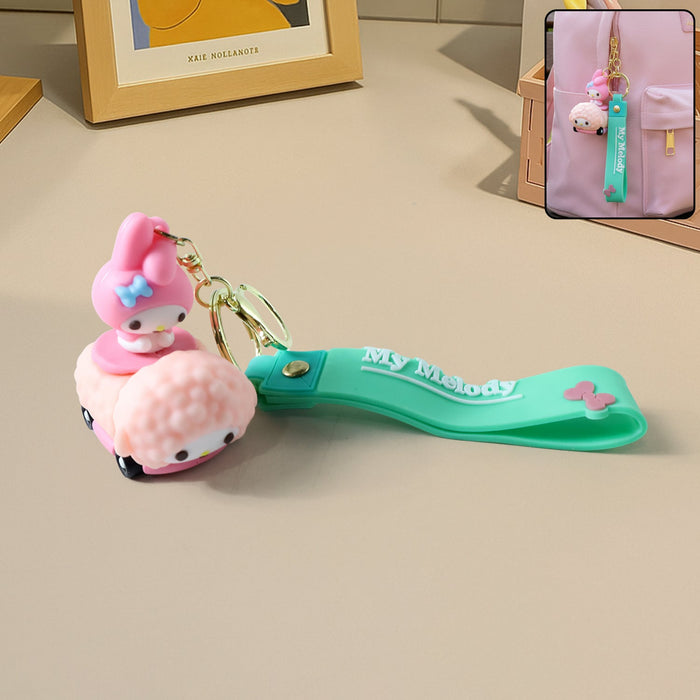 Cute Cartoon Character Silicone Keychain (1 Pc) by Your Brand