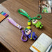 Cute Cartoon Doll Keychain with Strap and Pineapple Charm (1 Pc) by Your Brand