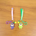 Cute Cartoon Doll Keychain with Strap and Pineapple Charm (1 Pc) by Your Brand