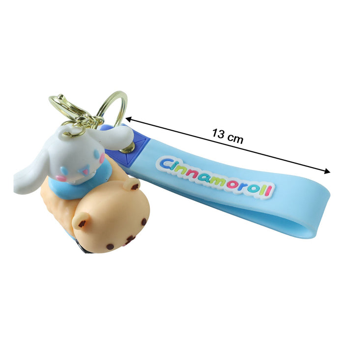 Cute Cartoon Dog Character Silicone Keychain (1 Pc) by Your Brand