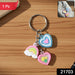 Cute Heart & Rainbow Charm Keychain (1 Pc) by Your Brand