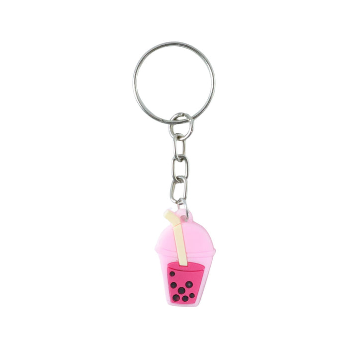 Cute Bubble Tea Cartoon Keychain (1 Pc) by Your Brand