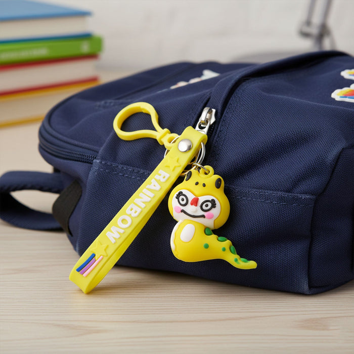 Cute Cartoon Dinosaur Keychain (1 Pc) by Your Brand
