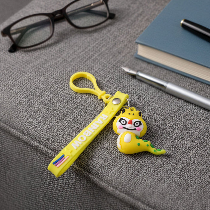 Cute Cartoon Dinosaur Keychain (1 Pc) by Your Brand