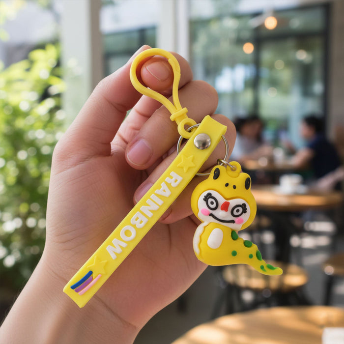Cute Cartoon Dinosaur Keychain (1 Pc) by Your Brand
