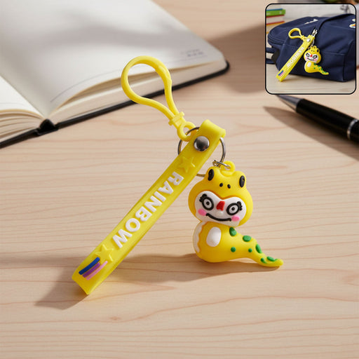 Cute Cartoon Dinosaur Keychain (1 Pc) by Your Brand