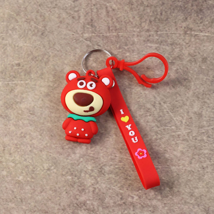 Cute Cartoon Bear Figure Keychain (1 Pc) by Your Brand