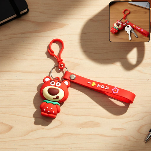 Cute Cartoon Bear Figure Keychain (1 Pc) by Your Brand