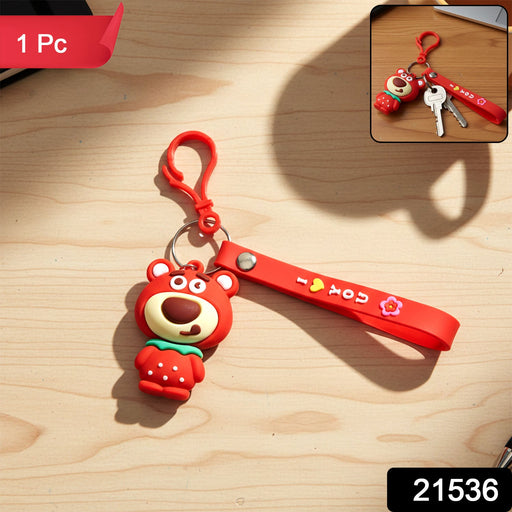 Cute Cartoon Bear Figure Keychain (1 Pc) by Your Brand