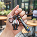 Stylish Cartoon Man Figure Keychain (1 Pc) by Your Brand