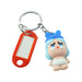 Cute Cartoon Baby Character Keychain with Label Tag Holder (1 Pc) by Your Brand