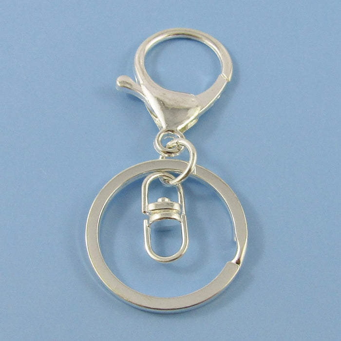 Silicone Wrist Strap Keychain with Metal Key Ring Hook (2 Pc) by Your Brand