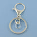 Silicone Wrist Strap Keychain with Metal Key Ring Hook (2 Pc) by Your Brand