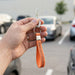 Silicone Wrist Strap Keychain with Metal Key Ring Hook (2 Pc) by Your Brand