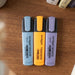 Premium Highlighter Marker Pen Set (3 Pc) by Your Brand