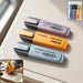Premium Highlighter Marker Pen Set (3 Pc) by Your Brand
