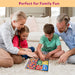 Wooden Board Game Set – Ludo, Snakes & Ladders, and Desktop Football (3-in-1) by Your Brand
