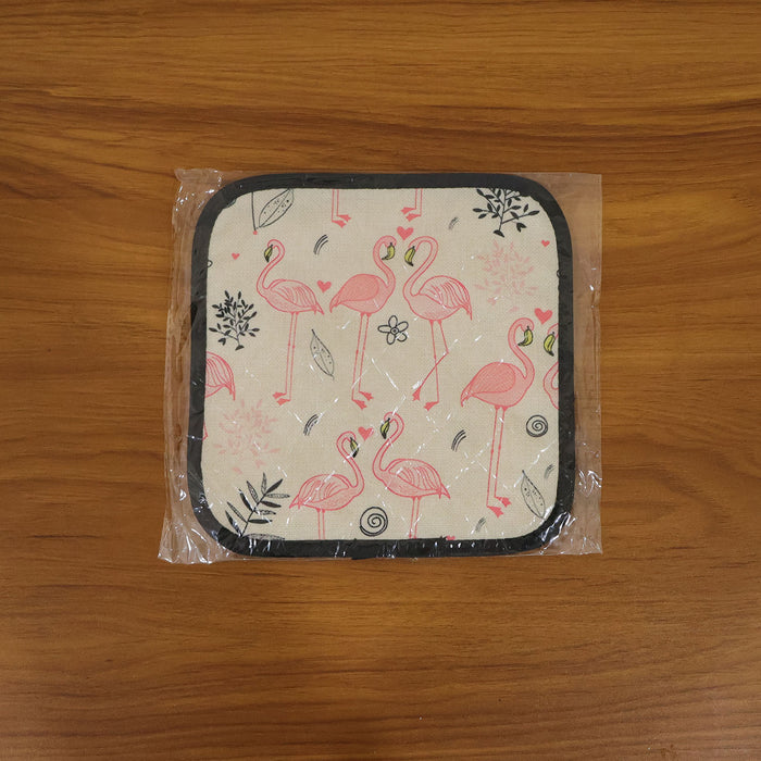 Printed Kitchen Pot Holder Heat Resistant Mat (20×20 Cm)