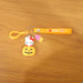 Cute Cartoon Kitty Pumpkin Keychain (1 Pc) by Your Brand