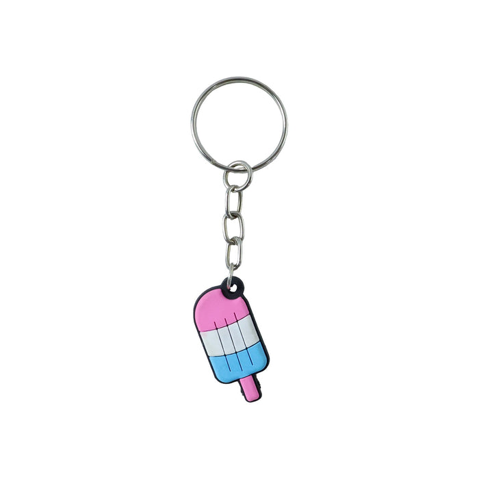 Cute Ice Cream Popsicle Shape Cartoon Keychain (1 Pc) by Your Brand