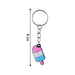 Cute Ice Cream Popsicle Shape Cartoon Keychain (1 Pc) by Your Brand