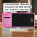 LCD Writing Tablet Pencil Case with Calculator 1 Pc by Your Brand