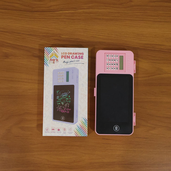LCD Writing Tablet Pencil Case with Calculator 1 Pc by Your Brand