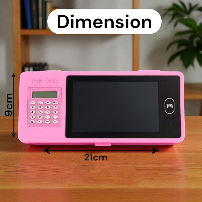 LCD Writing Tablet Pencil Case with Calculator 1 Pc by Your Brand