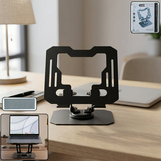 Premium Adjustable Foldable Metal Tablet Stand (1 Pc) by Your Brand