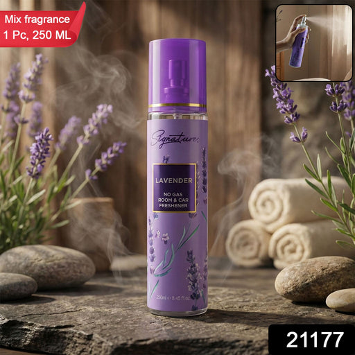 Lavender No Gas Room & Car Freshener Spray (250ml, 1 Pc) by Your Brand