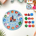 Aditi Wooden Educational Learning Clock Toy with Movable Hands by Your Brand