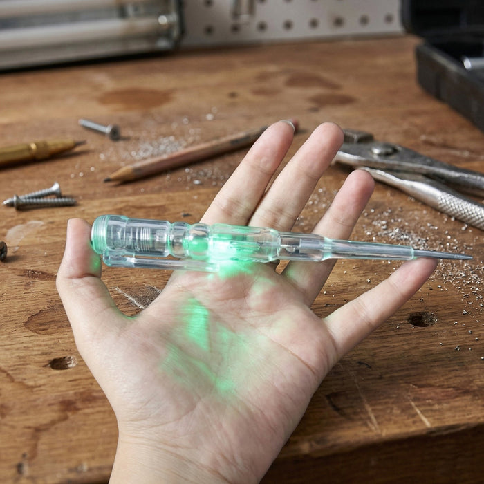 Electrical Detector Slotted Screwdriver With Small Batteries (1 Pc) by Your Brand