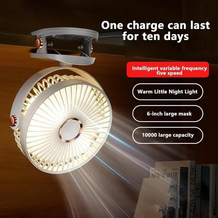 Portable Mini Fan with Clip Stand (1 Pc) by Your Brand