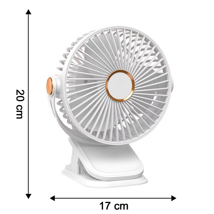 Portable Mini Fan with Clip Stand (1 Pc) by Your Brand