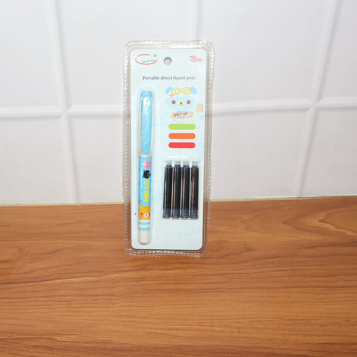 Cute Cartoon Liquid Ink Pen Set by Your Brand