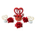 Romantic Heart Love Decorative Gift Set (1 Set) by Your Brand
