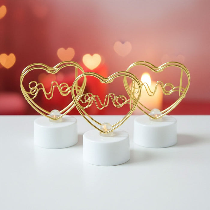 Romantic Heart Love Decorative Gift Set (1 Set) by Your Brand