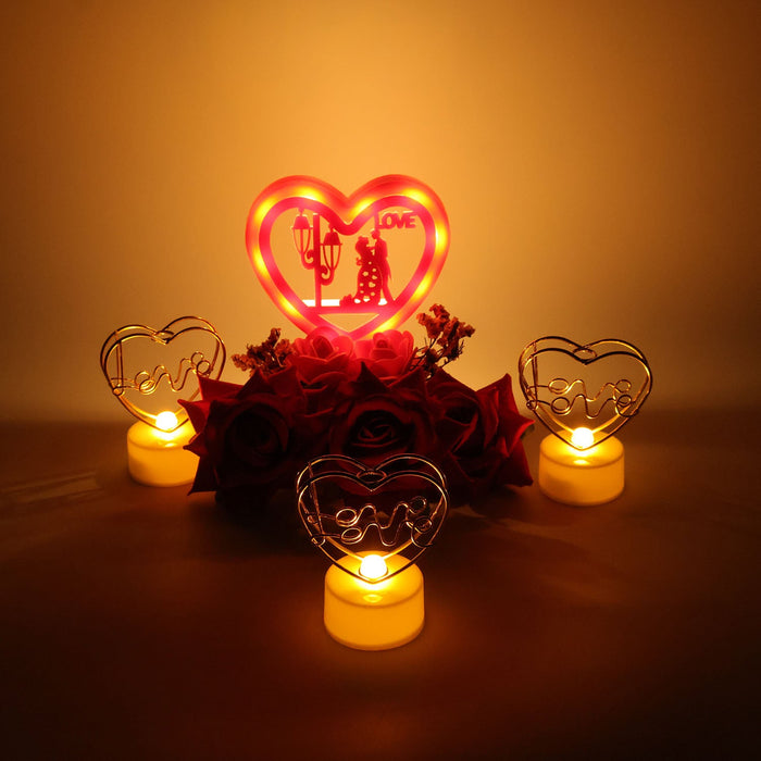 Romantic Heart Love Decorative Gift Set (1 Set) by Your Brand