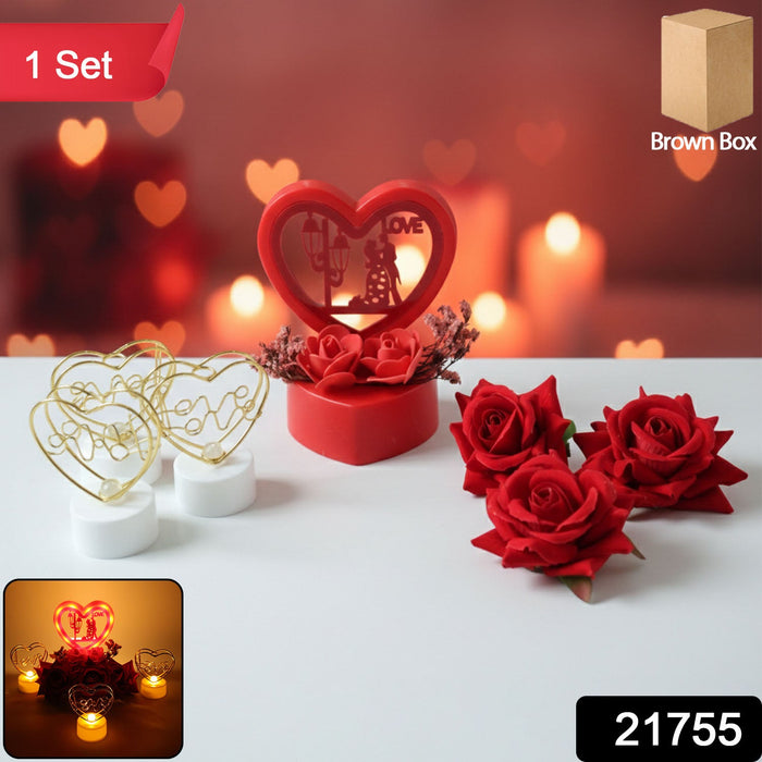 Romantic Heart Love Decorative Gift Set (1 Set) by Your Brand
