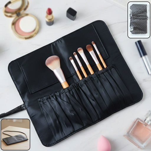Premium Foldable Makeup Brush Organizer Bag (1 Pc) by Deal dekho