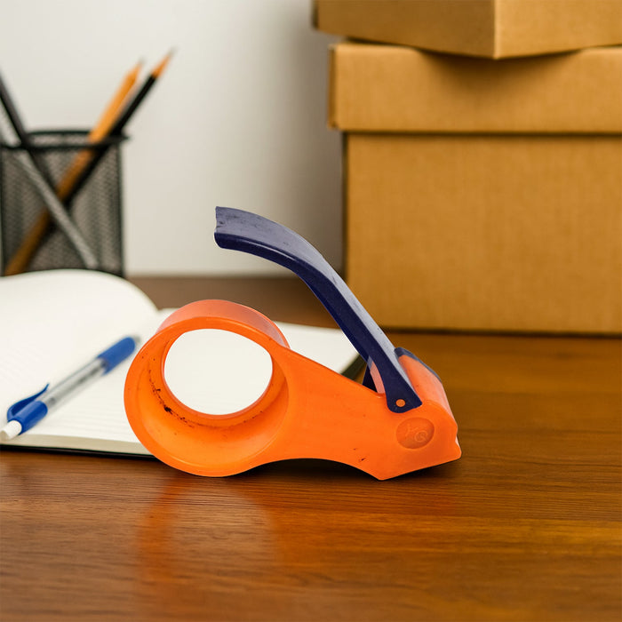 60mm Hand Tape Dispenser Packing Packaging Boxes Roll Roller Cutter by Your Brand