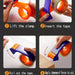 60mm Hand Tape Dispenser Packing Packaging Boxes Roll Roller Cutter by Your Brand