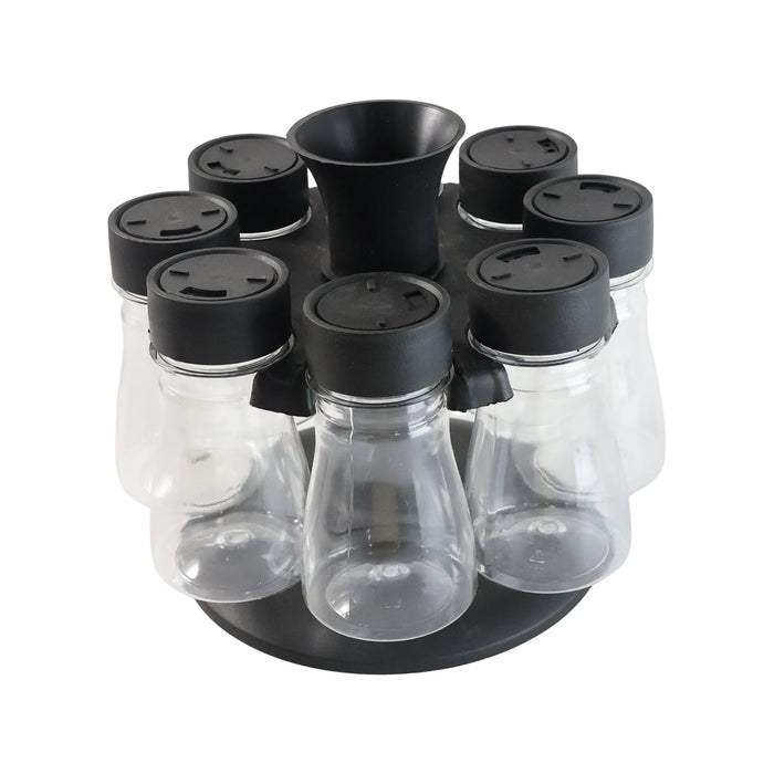 Compact rotating spice organizer for home cooking