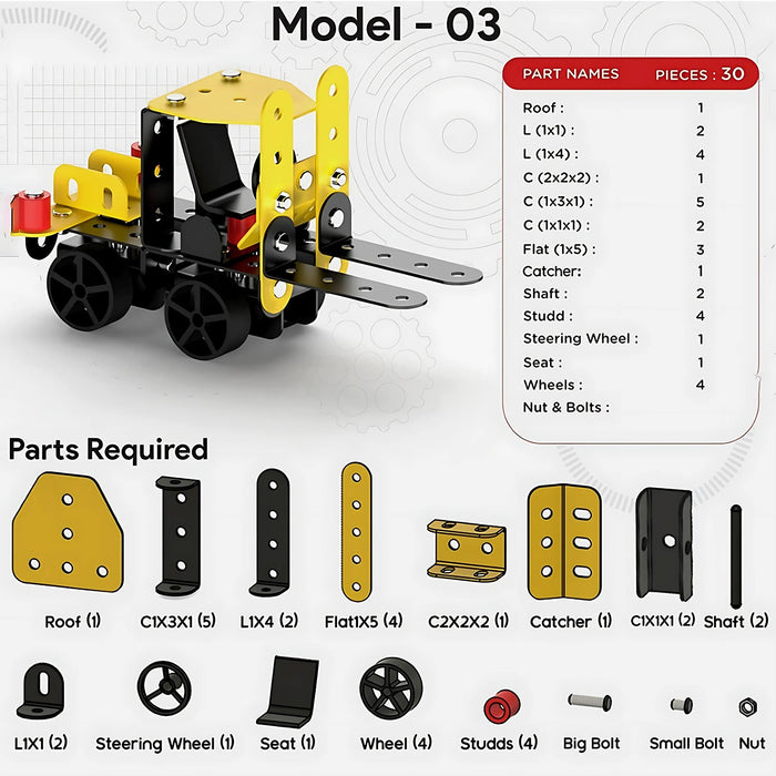Aditi STEM Educational Mecha Racer DIY Construction Kit by Your Brand