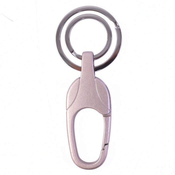 Durable Metal Keychain with Secure Clip (1 Pc)